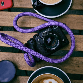 Ремінь для камер Native фіолетовий (100 або 120см на ваш вибір) Fotovramke 