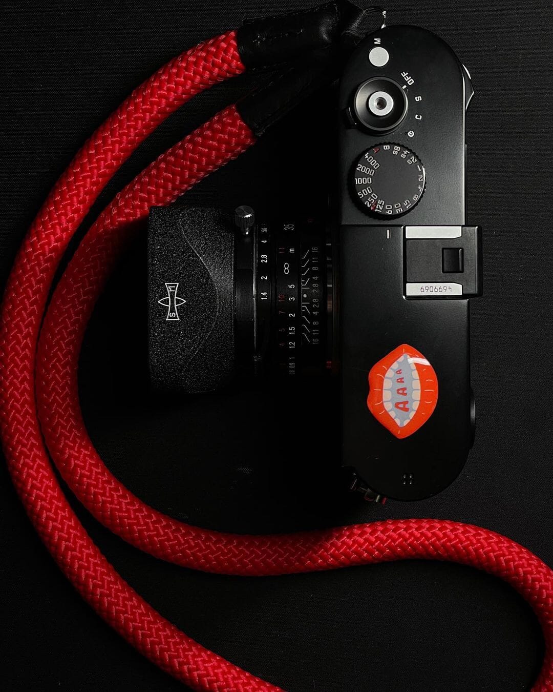 Ремінь для камер Native червоний (100 або 120см на ваш вибір) Fotovramke 