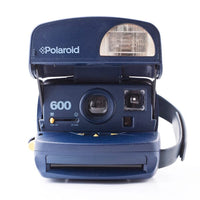 Камера Polaroid 600 синьо-жовта Fotovramke 