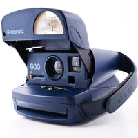 Камера Polaroid 600 синьо-жовта Fotovramke 