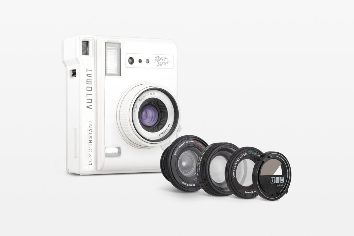 Камера Lomo Instant Automat + 4 lenses, біла Fotovramke 