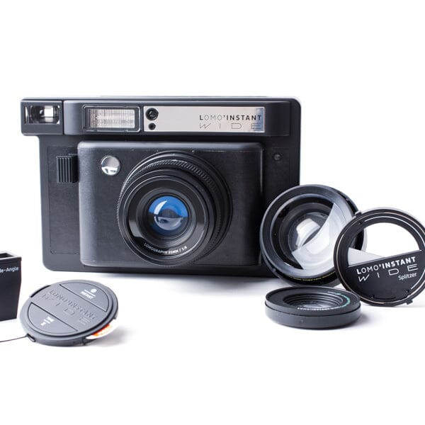 Моментальна камера Lomo Instant Wide Black и 3 об`єктива Fotovramke 