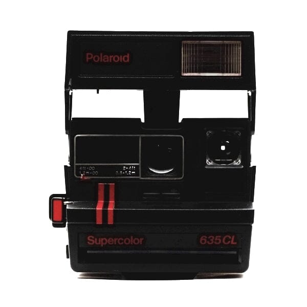 Камера Polaroid Supercolor 635CL с червоними полосками Fotovramke 